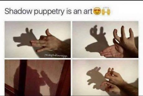 Shadow puppets get me turned on