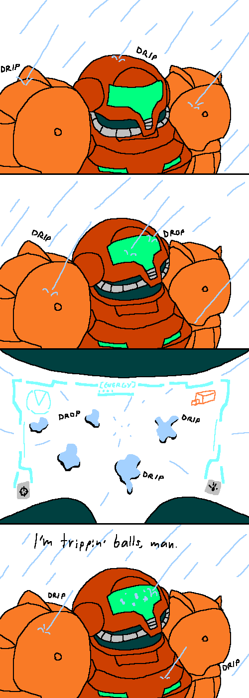 The first time I looked around in Metroid Prime