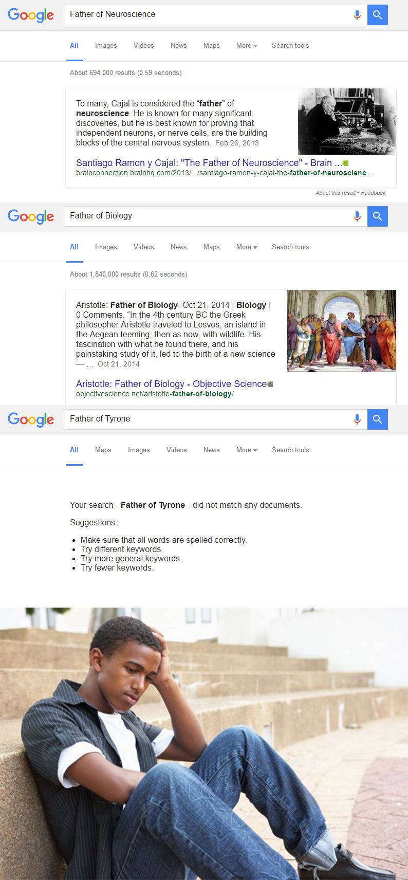 Guess Google can't find everything kid