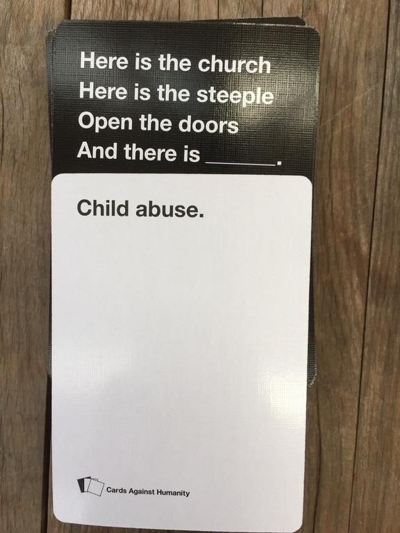 Cards Against Humanity getting real.