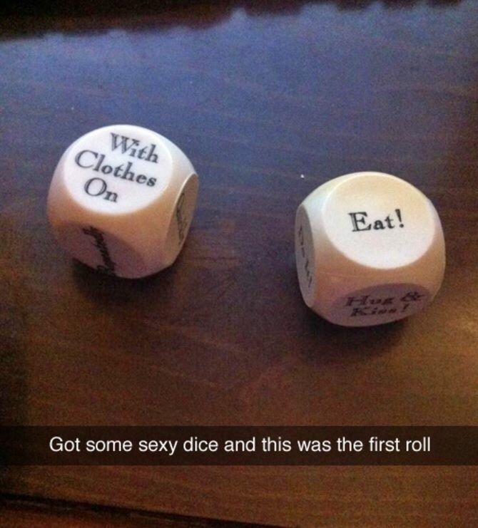 my friend is having bad time with sexy dice