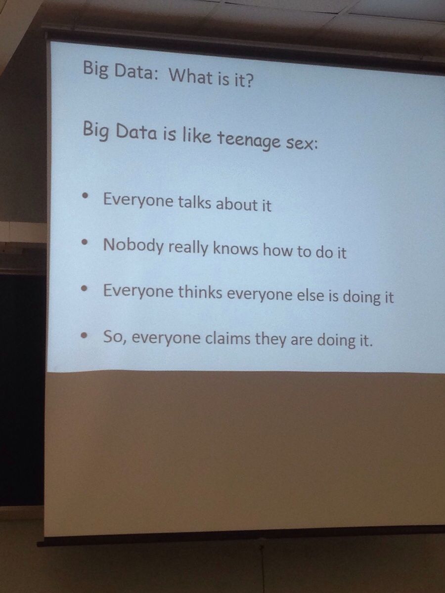 So this was a slide in class today...