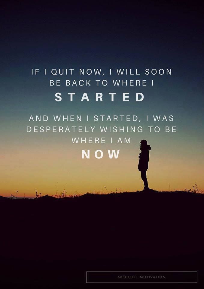 Don't Quit Now!
