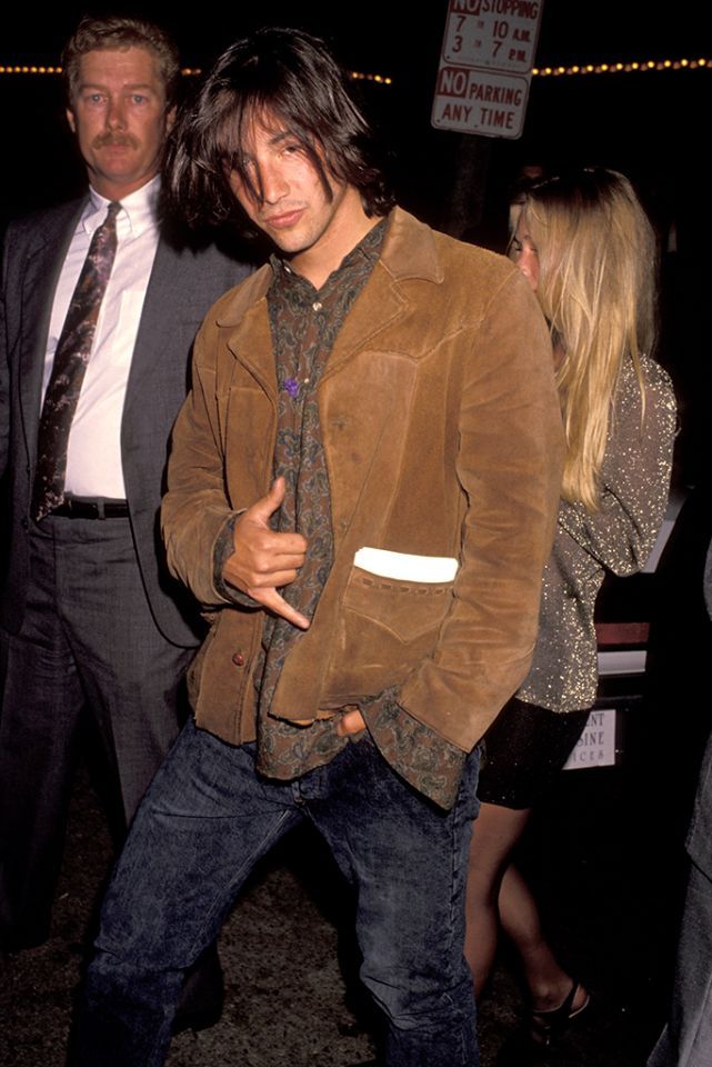 Keanu Reeves at the premiere of Point Break