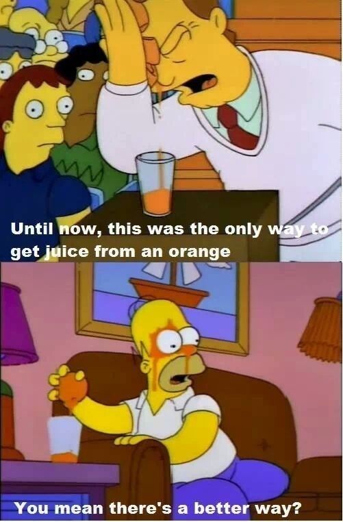 Until now, this was the only way to get juice from an orange