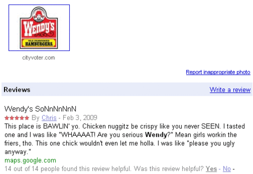 The Best Wendy's Review Ever!