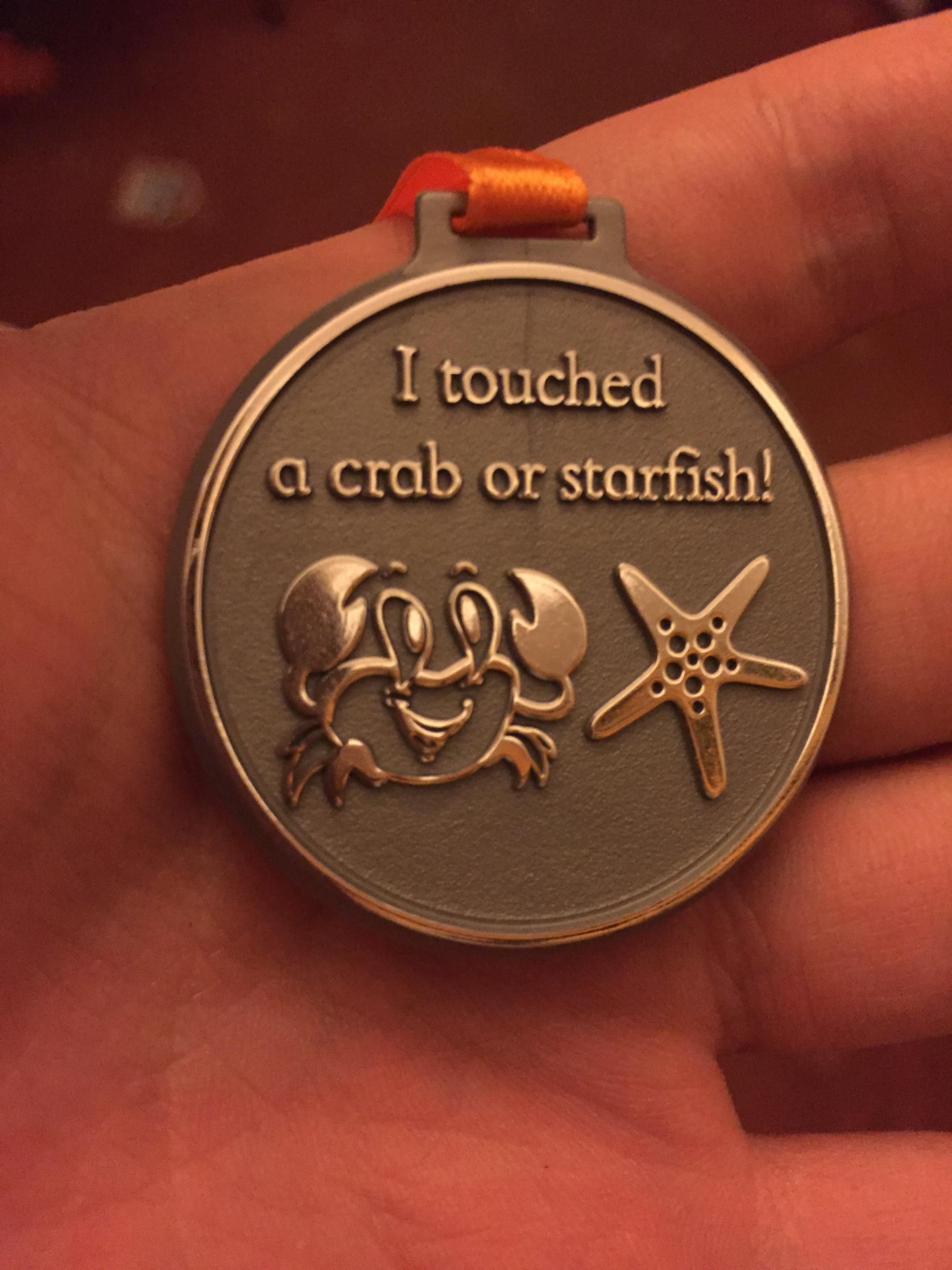 This really ambiguous "medal" I got from a Sea Life Centre