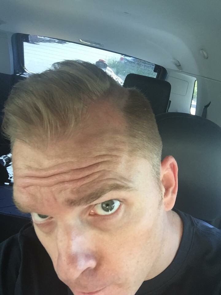The 60 year old barber said he could do a "hard part" for my friend...