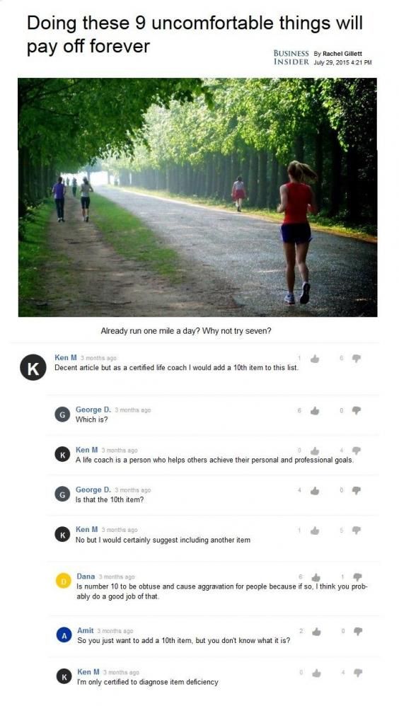 Ken M 9 Uncomfortable Things will pay off Forever