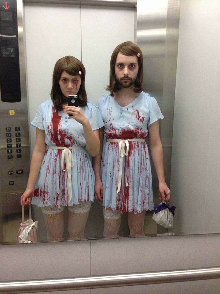 My girlfriend and I attempted our first couple's costume this Halloween. I think we did a pretty good job with it.