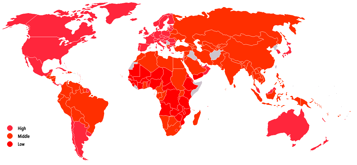 World incidence of colourblindness