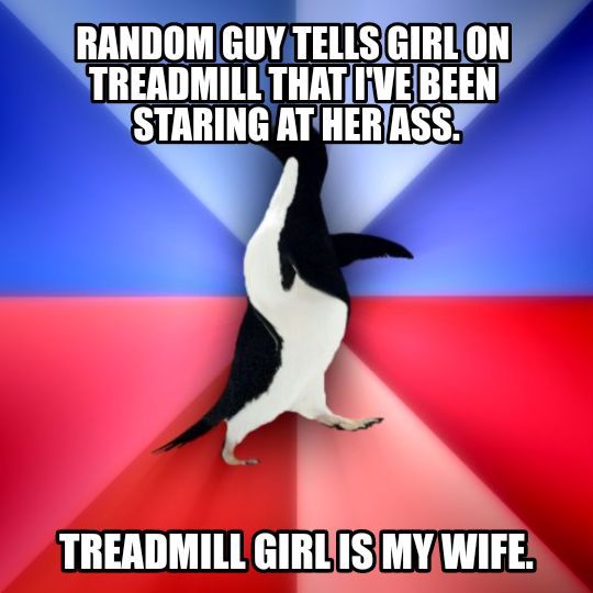 Awkward day at the gym...