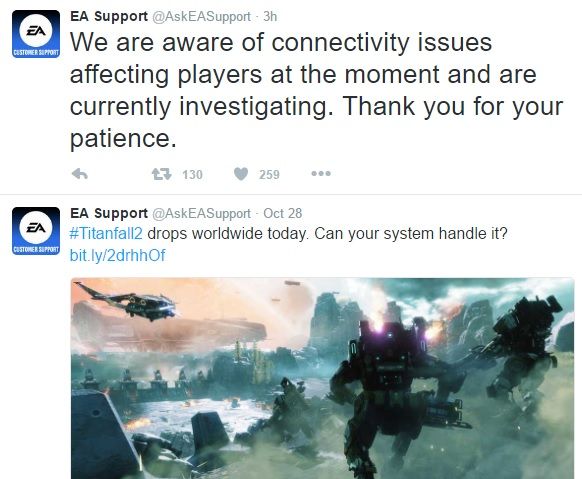 The best two tweets from EA ever