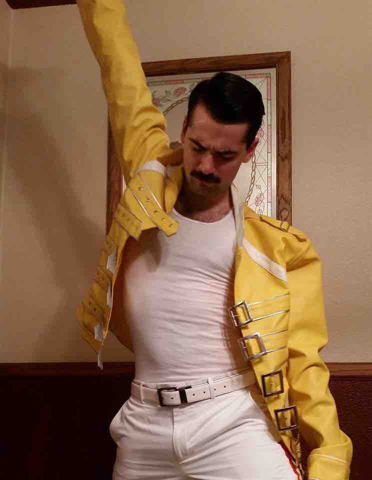 My Cousins Freddie Mercury costume
