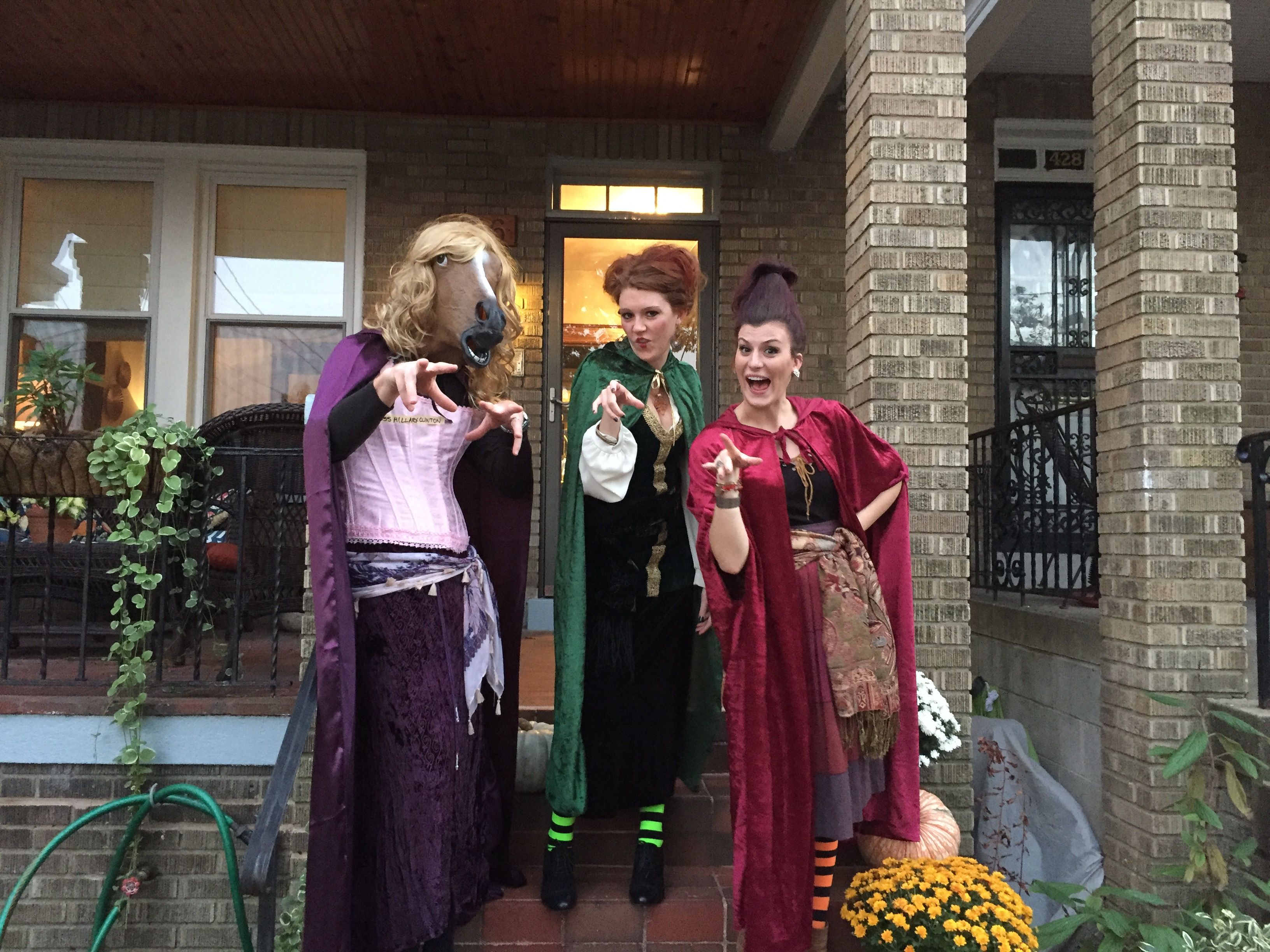 My wife, sister-in-law, and I were the witches from Hocus Pocus.