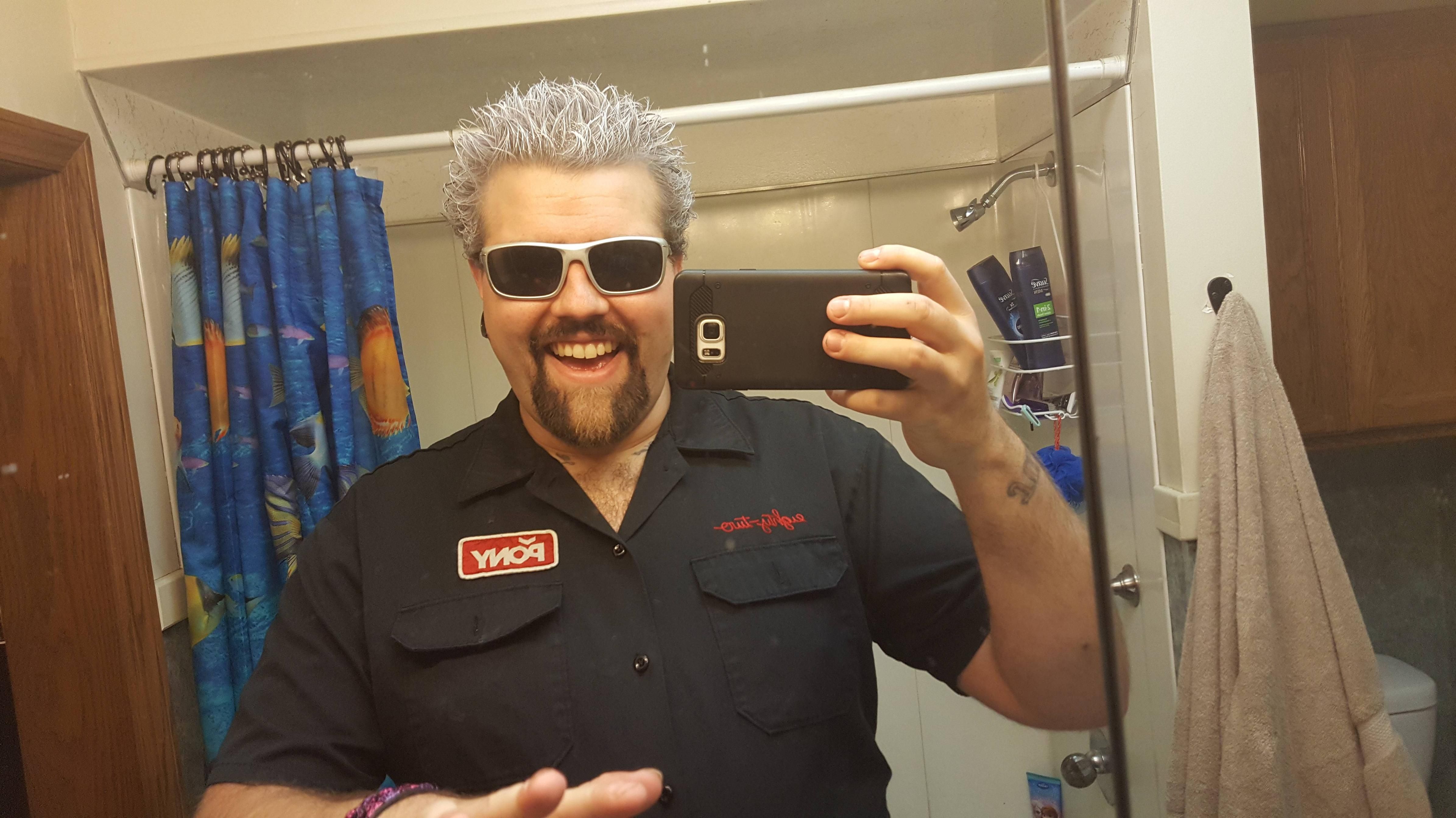 I thought my Guy Fieri costume came along nicely