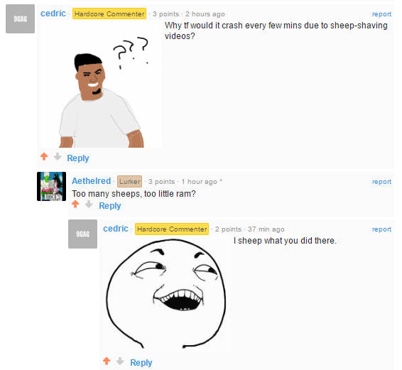 That was punny