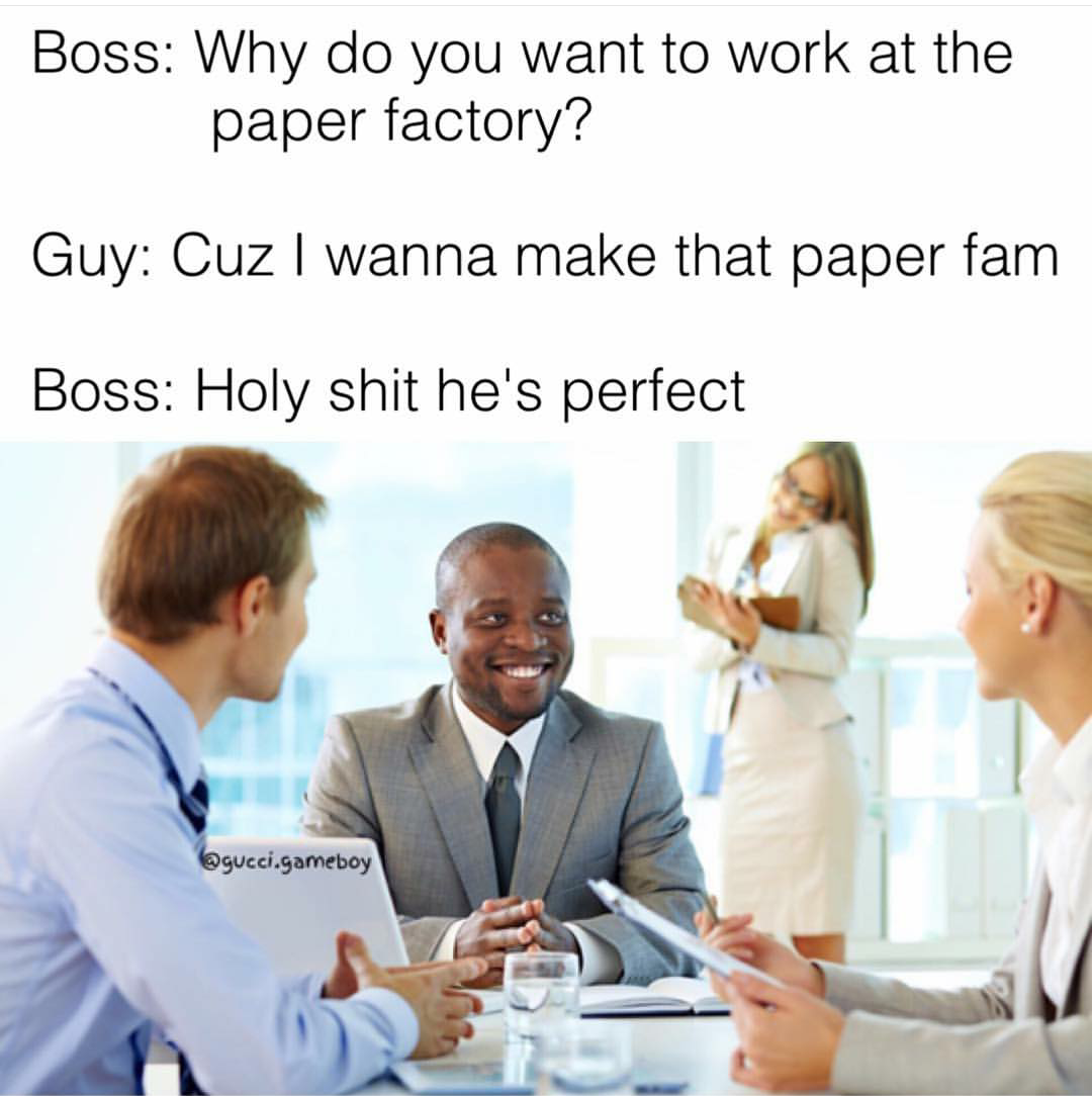 Black guy working