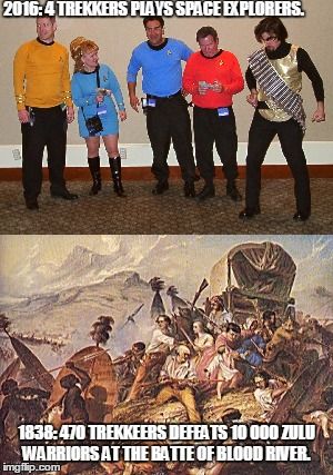 Trekkers used to be cool.