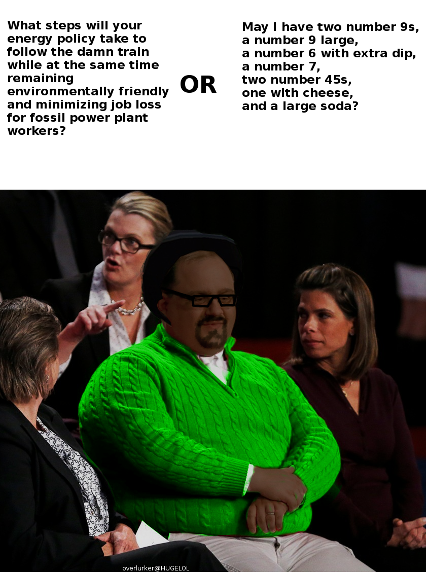 >mfw i'm ȏn the presidential debate, and ĉan only ask one life-changing question