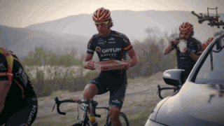 rare footage of doping cyclists at Tour de France