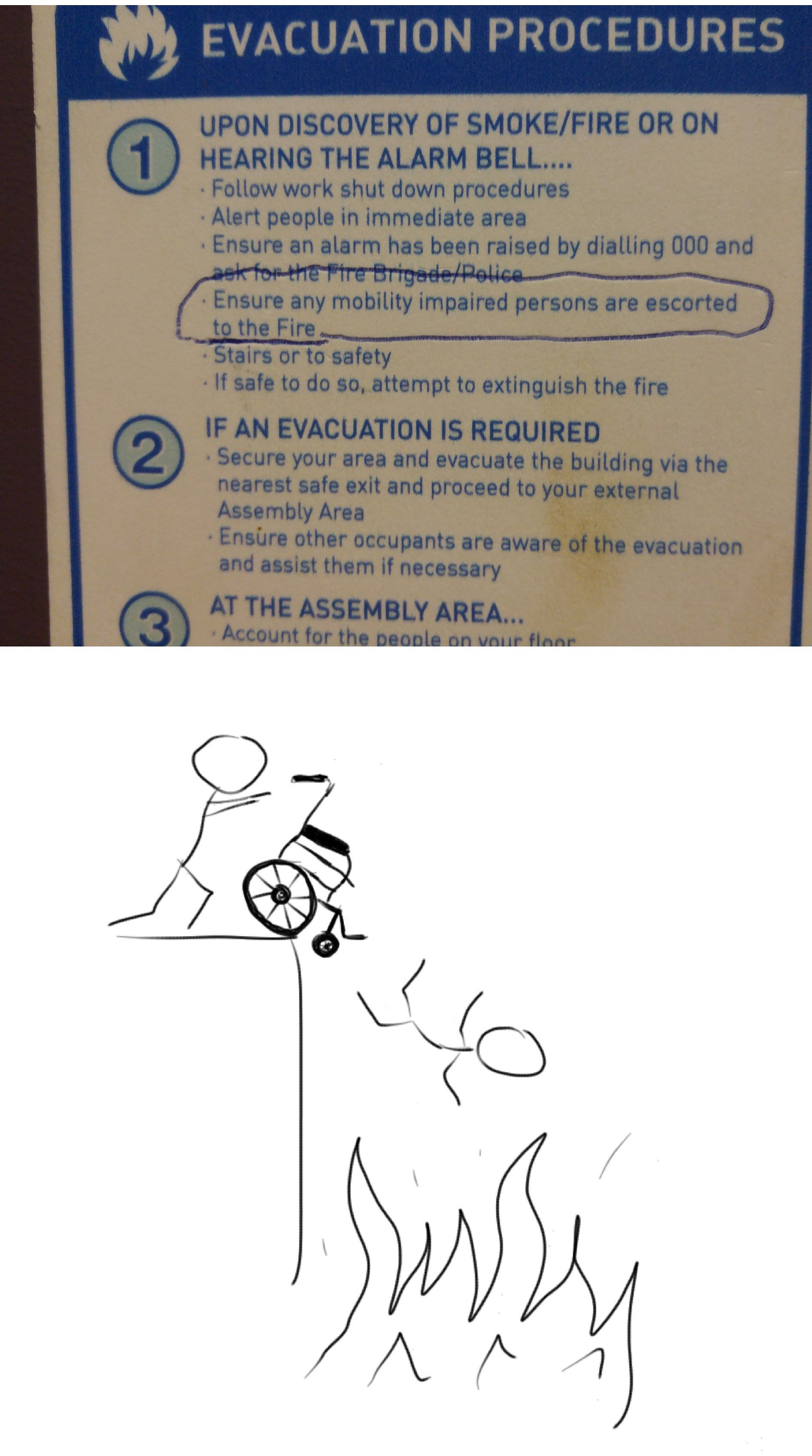 I mean if it's standard procedure...