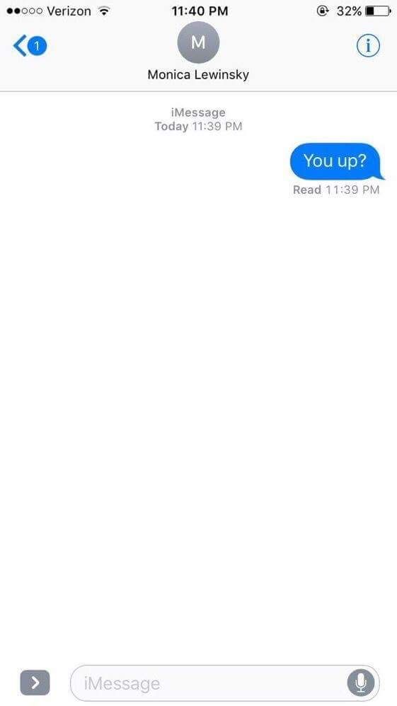 Bill's phone right now