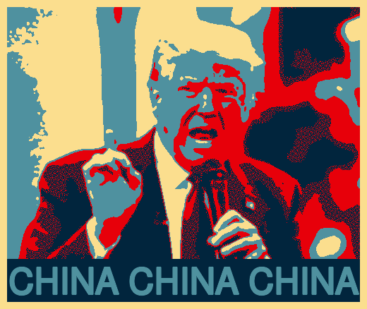 let's say china