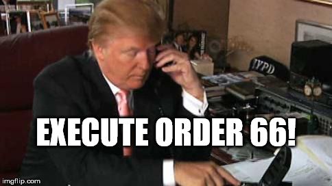 His first action in office