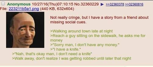 Anon being oblivious can help him