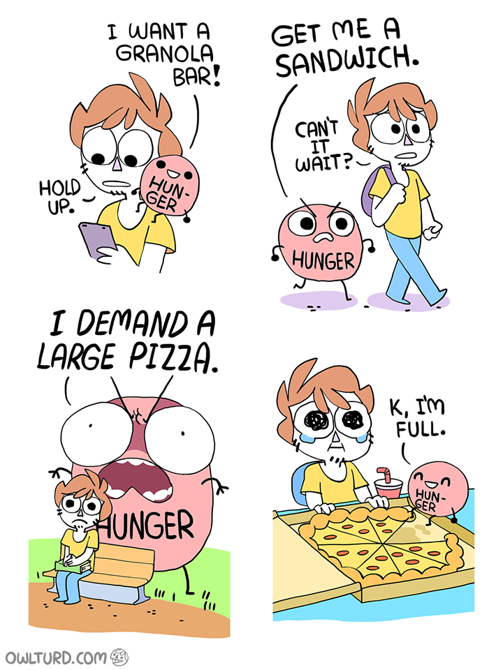 And then continue to eat