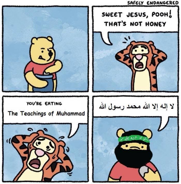 Allah will grant Pooh victory over the infidels, and make the Caliphate great again
