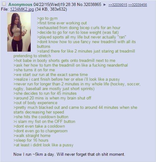 Anon tries to impress a grill