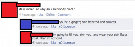 Cold ginger is unhappy
