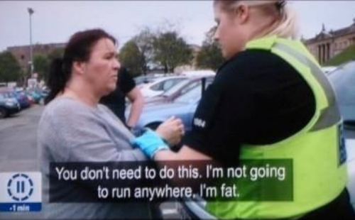 Best thing to say while getting arrested.