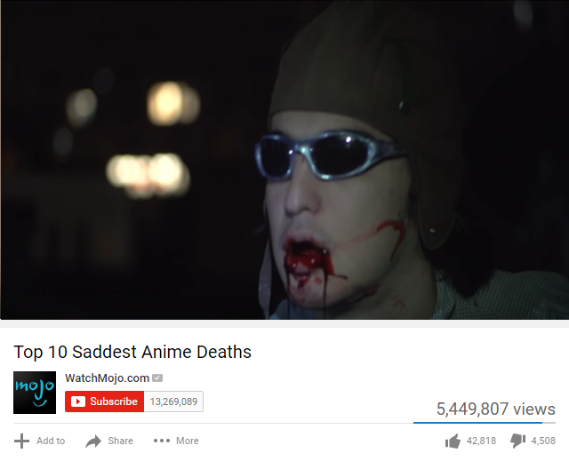Made me cry in bed for 2 years