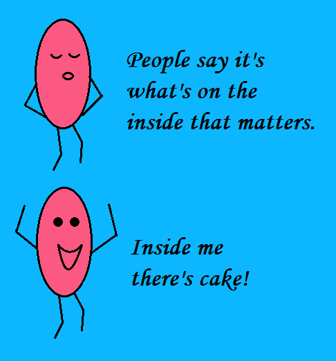 Cake is the only thing that matters!