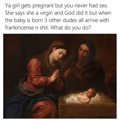 Name the kid after your first reaction when she told you she was pregnant.