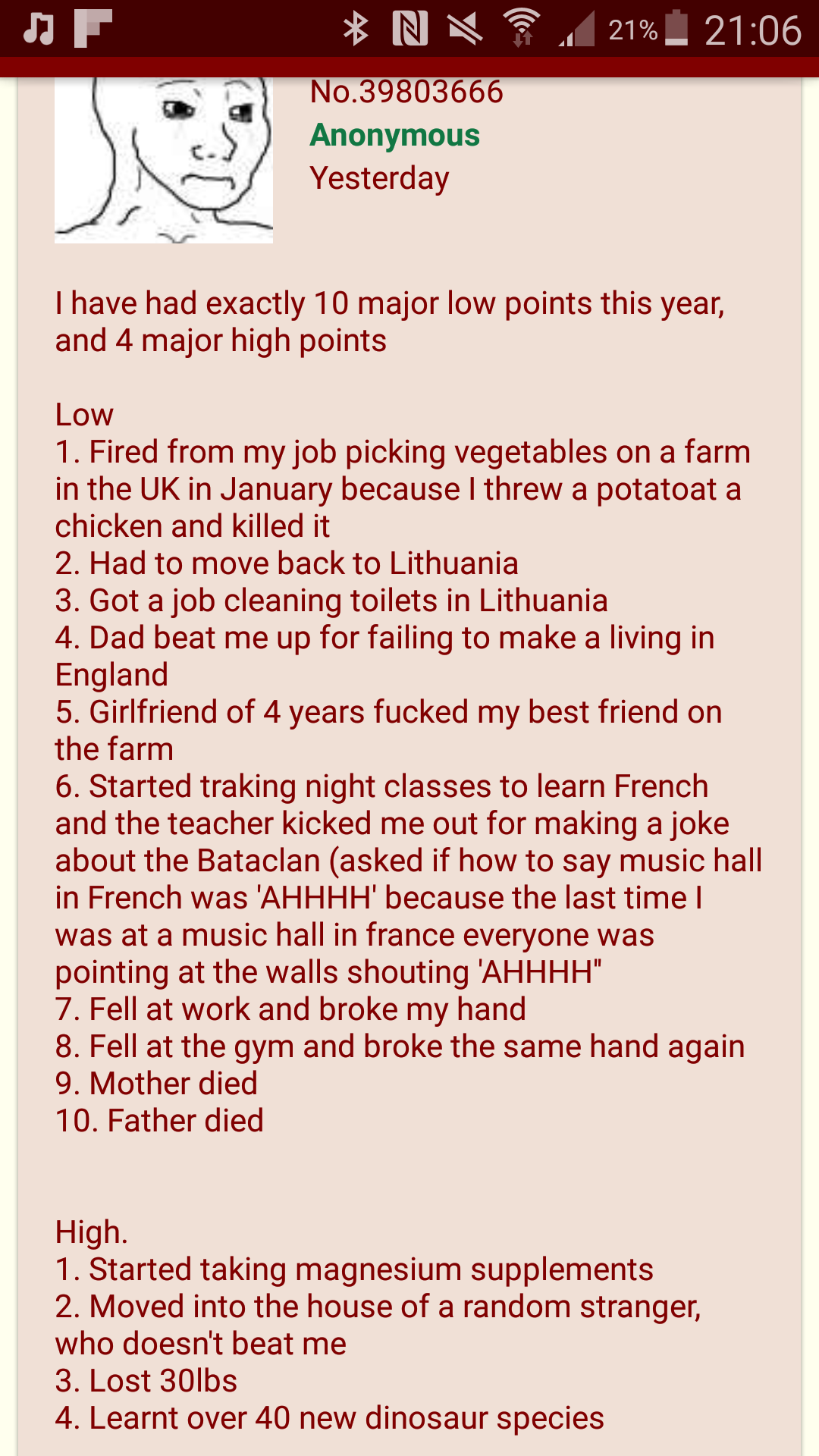 /fit/izen on his 2016. What's yours?