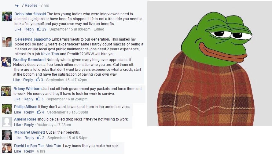 "hardworkers" being triggered by NEET post