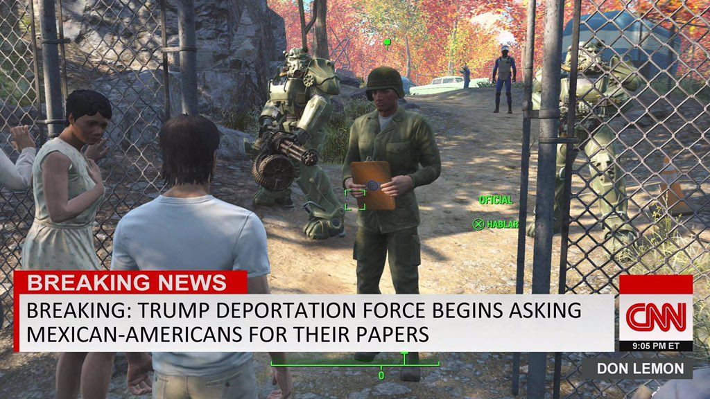 First Pictures of Trump's Dep. Forces