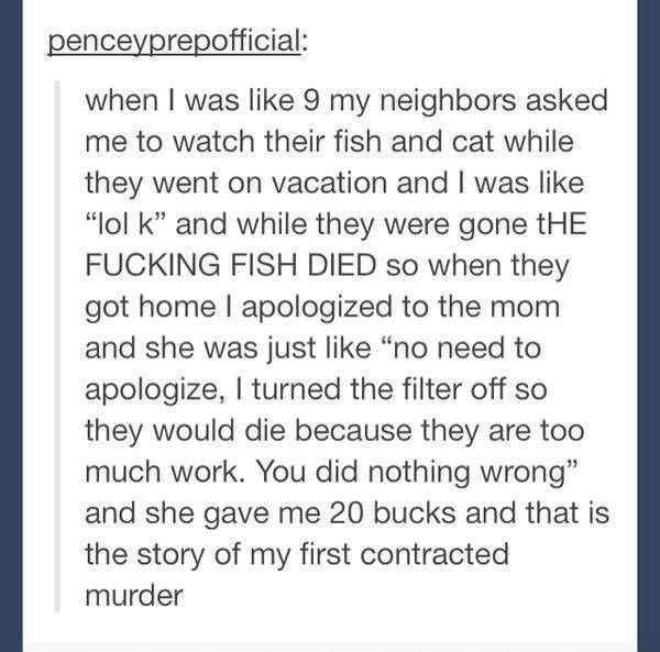 first contracted murder
