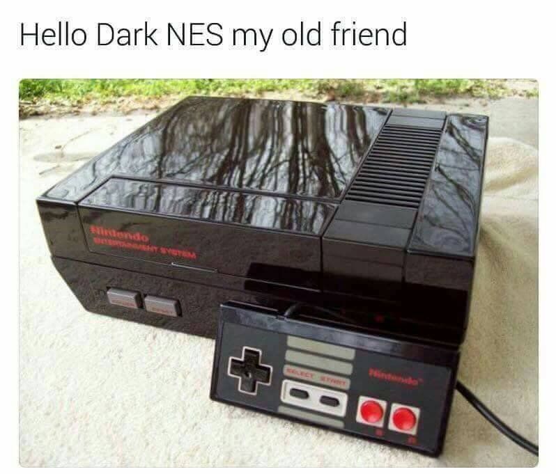 I've come to talk with you again (because I have no friends and need to talk to a console)