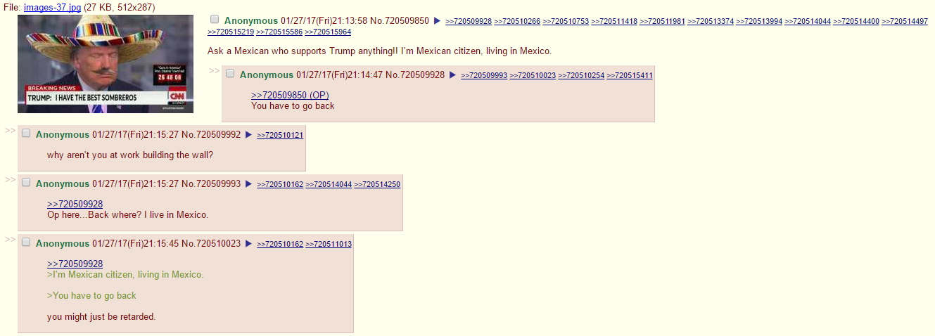 Anon tries to deport mexican anon