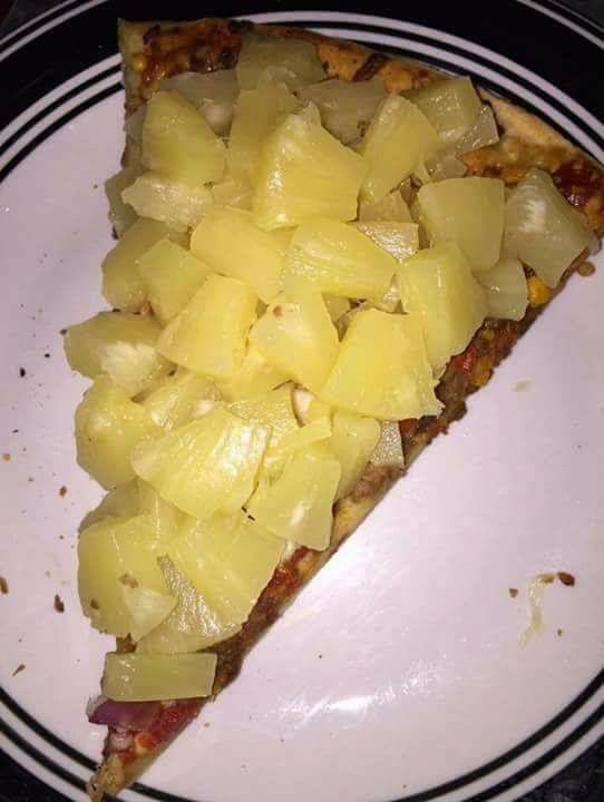 Pineapple does go on pizza
