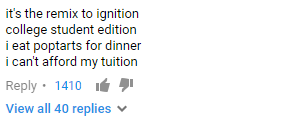 R. Kelly's Remix to Ignition, student edition...