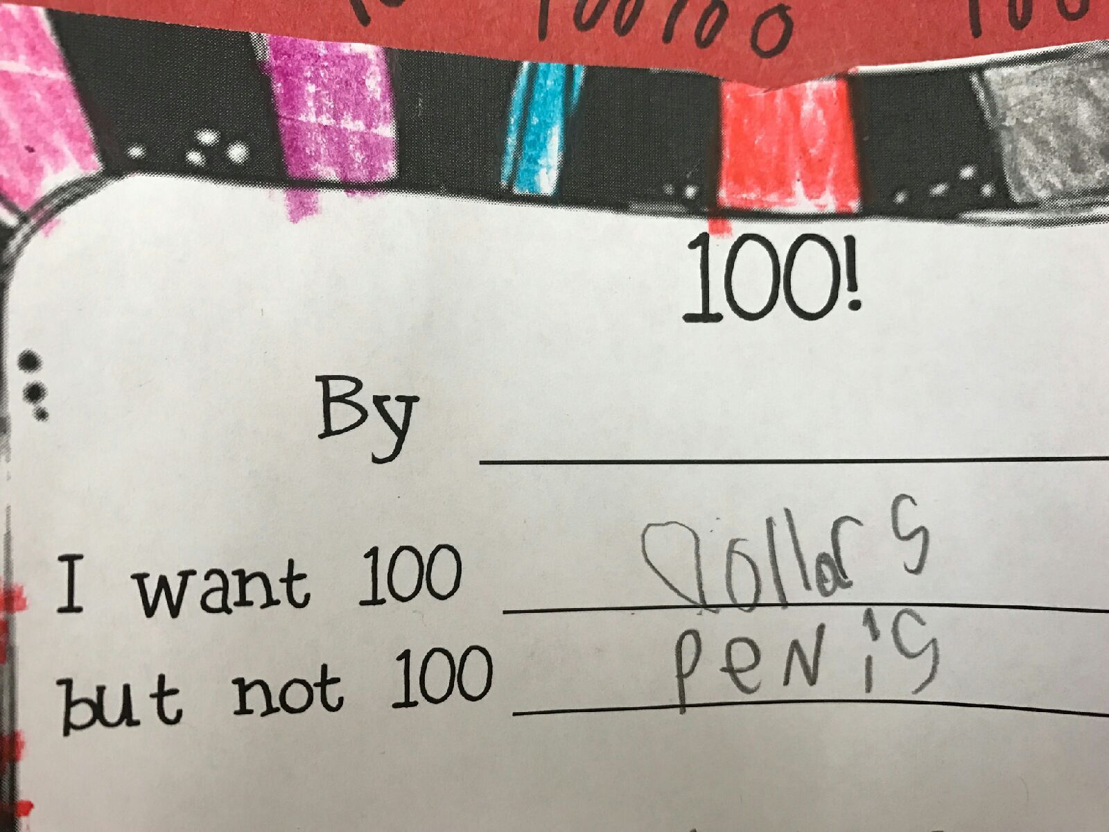 Only six years old and already setting goals.