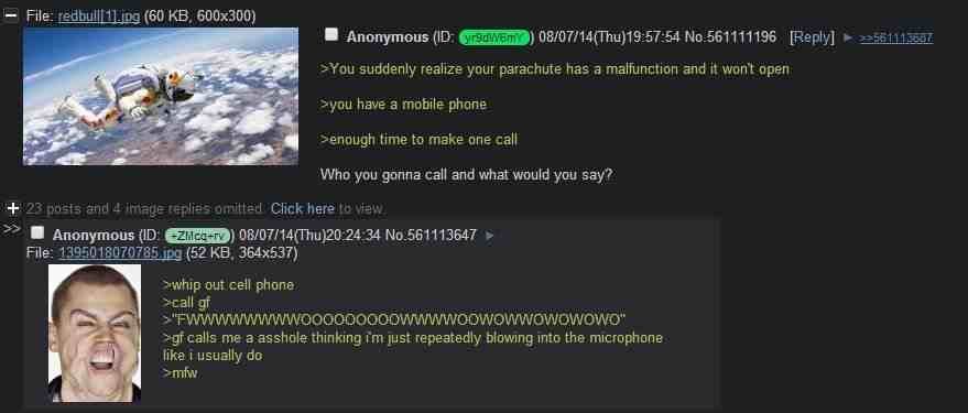 Anons parachute fails