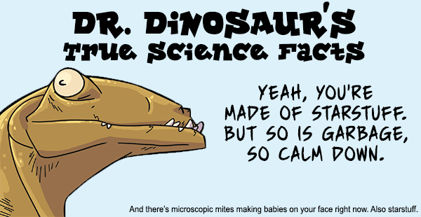 Dr. Dinosaur Just Calls It Like He Sees It..