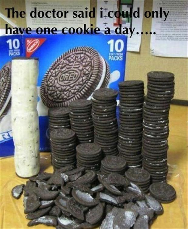 One cookie a day
